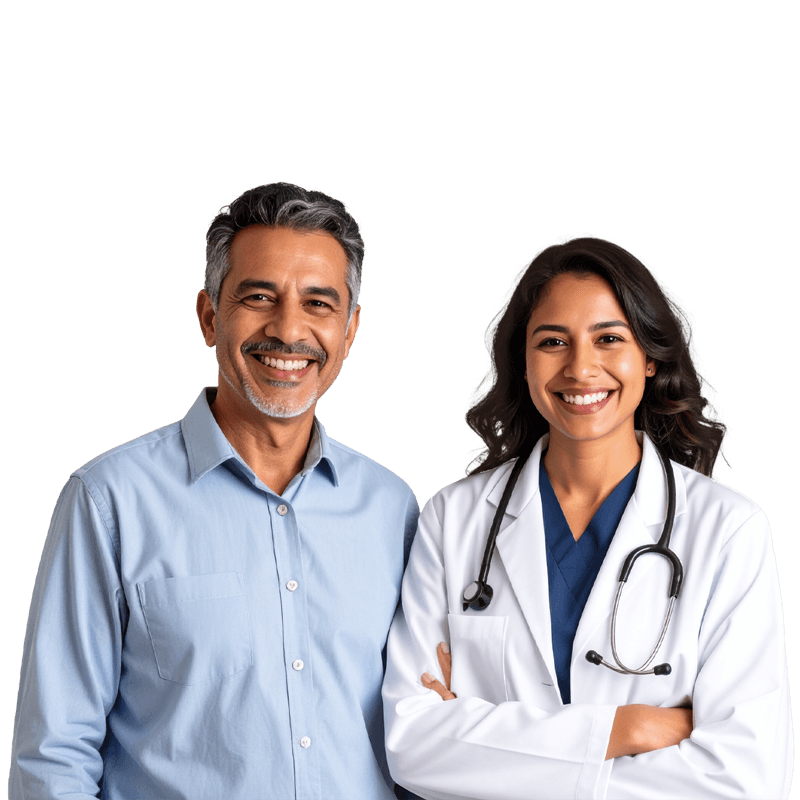 Doctor and patient